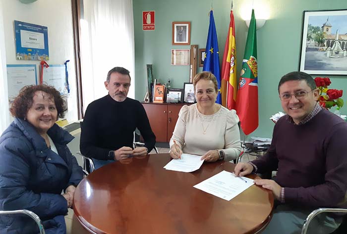 Convenio de colaboración del Ayuntamiento y Cáritas Alovera